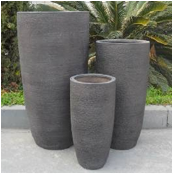 Vase Fiberglas
23,5x23,5x46 cm
hellgrau