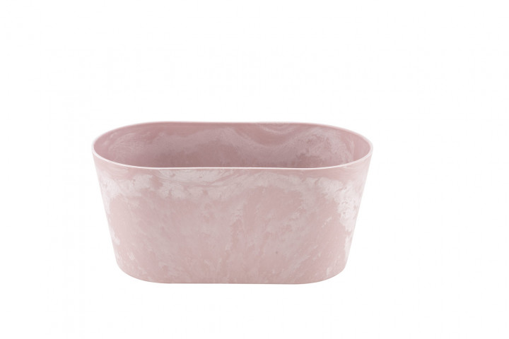 Kunststoffschale oval 27,5x15x11,8 cm rosa